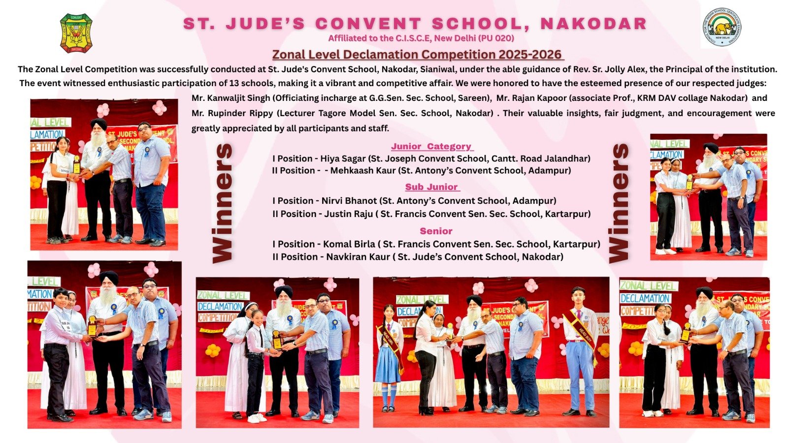 Zonal Declamation Competition 2025-2026